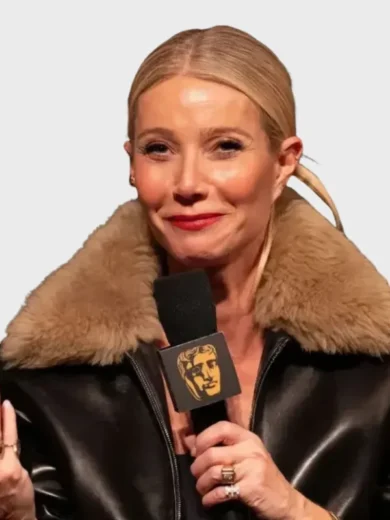 Marty Supreme Gwyneth Paltrow Black Jacket