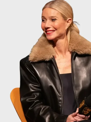 Marty Supreme Gwyneth Paltrow Black Jacket