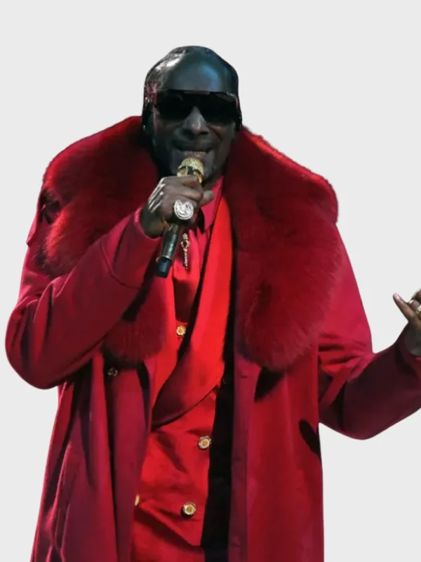 Halftime Show Christmas 2025 Snoop Dogg Red Coat