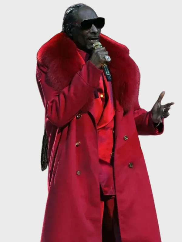Halftime Show Christmas 2025 Snoop Dogg Red Coat