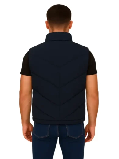 70s Men’s Blue Puffer Vest