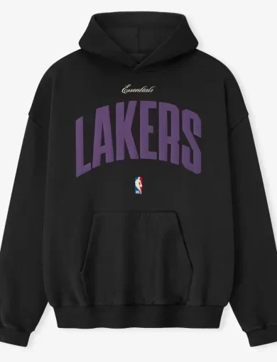 Los Angeles Lakers Fear of God x NBA Black 90’s Hoodie