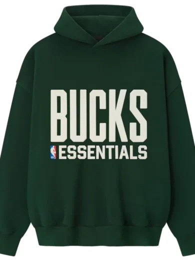 Milwaukee Bucks Fear of God x NBA Green Hoodie