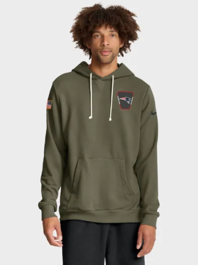 New England Patriots 2025 Salute To Service Hoodie