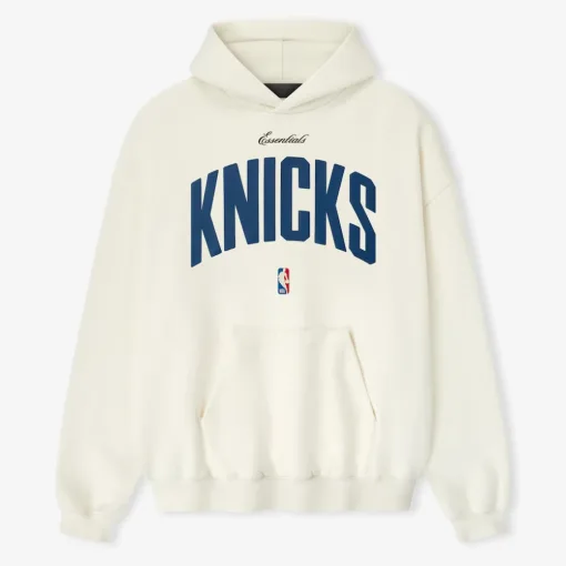 New York Knicks Fear of God x NBA Cream 90’s Hoodie