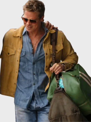 Brad Pitt F1 Suede Jacket