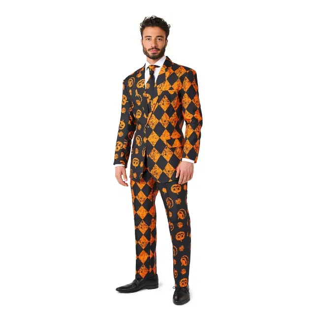 Distressed Pumpkin Party Suit