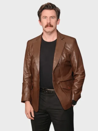 Dark Winds S04 Premiere Luke Barnett Leather Jacket