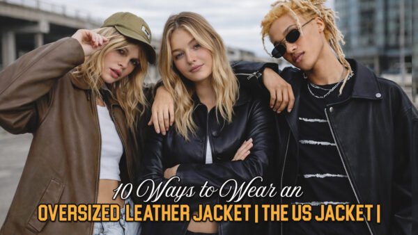 10 Ways to Wear an Oversized Leather Jacket The US Jacket
