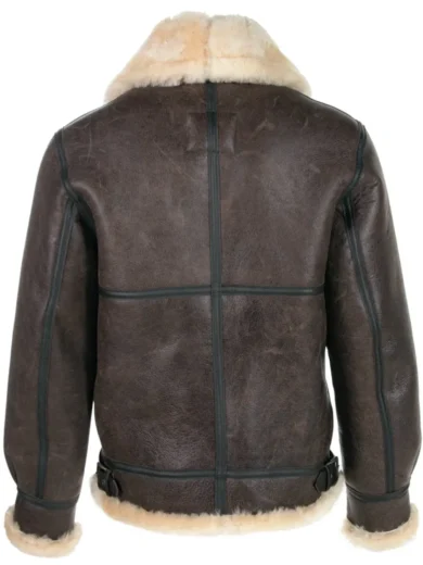 B-3 Sheepskin Leather Bomber Jacket