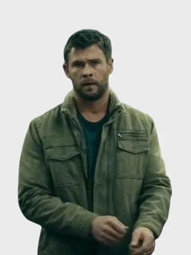 Chris Hemsworth 12 Strong Green Jacket
