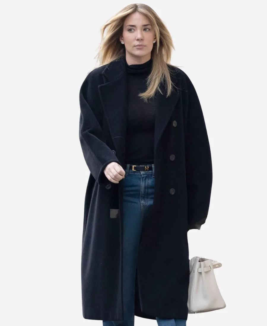 Alice Campello Milan 2026 Black Coat