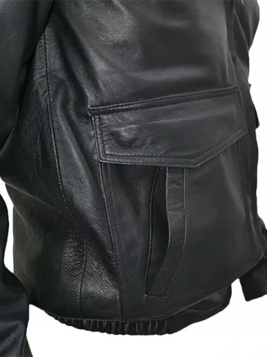German Military Surplus Police Leather Jacket