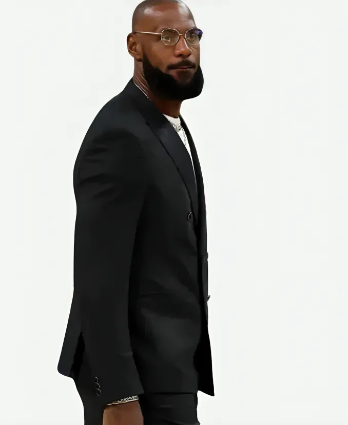 LeBron James Warriors V Lakers Black Blazer