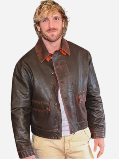 2026 Super Bowl LX Logan Paul Leather Jacket