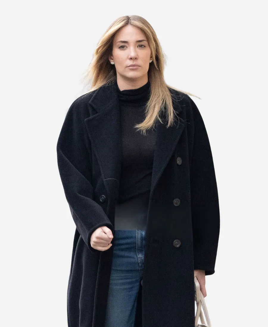 Alice Campello Milan 2026 Black Coat