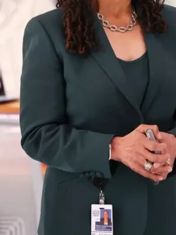 Sharon Goodwin Chicago Med Green Blazer