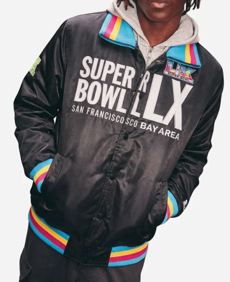 Super Bowl LX 2026 Starter Varsity Jacket