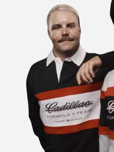 Tommy Hilfiger x Cadillac F1 Team Long Sleeve Rugby Polo Shirt