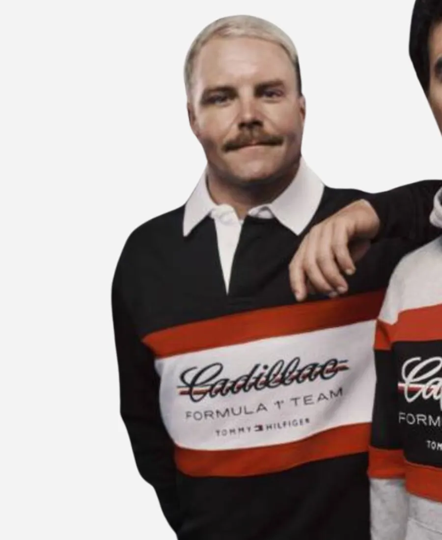 Tommy Hilfiger x Cadillac F1 Team Long Sleeve Rugby Polo Shirt