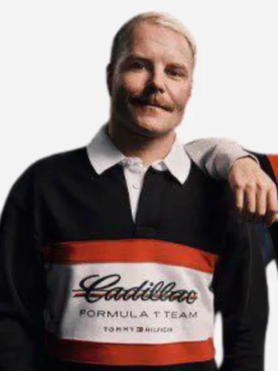 Tommy Hilfiger x Cadillac F1 Team Long Sleeve Rugby Polo Shirt