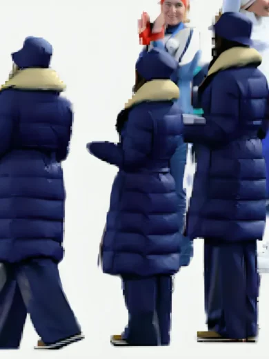 Victory Ceremony Winter Olympics 2026 Coat