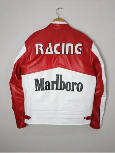 Handmade Marlboro Racing Leather Jacket