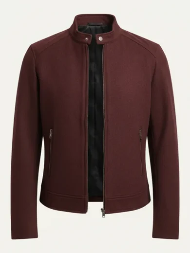 Cold Storage 2026 Sosie Bacon Maroon Wool Jacket