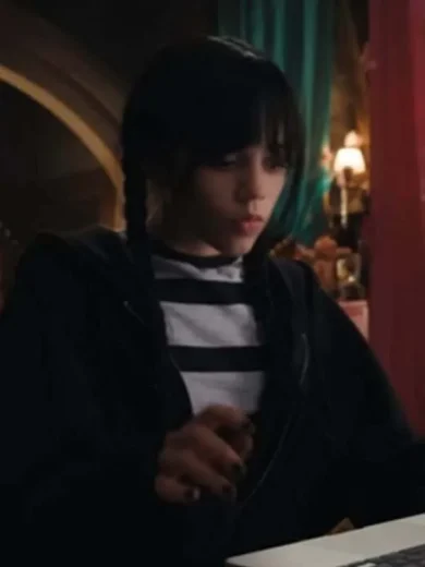 Wednesday Addams Black Hoodie