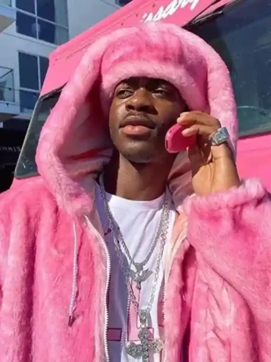 Cam Ron Pink Fur Coat