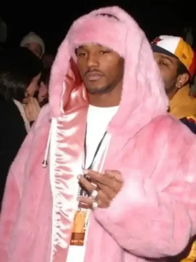 Cam Ron Pink Fur Coat