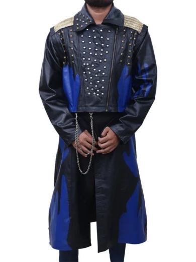 Descendants 3 Hades Black Leather Coat