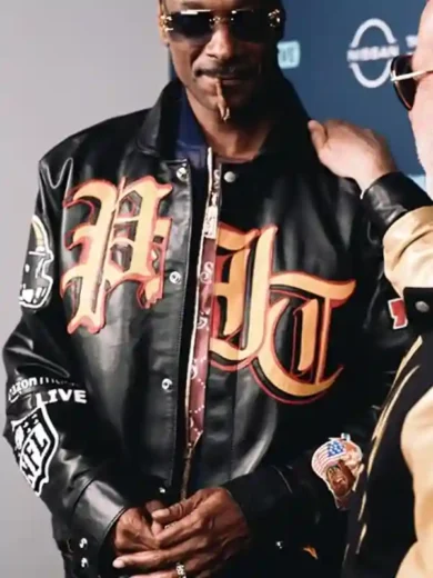 Snoop Dogg Jeff Hamilton Steelers Leather Jacket