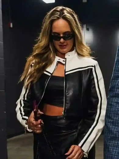 Jenna Bandy NBA All-Star 2026 Leather Jacket