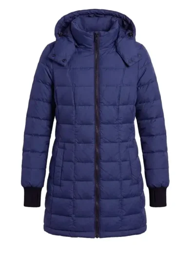 Jessy Schram Chicago Med S10 Puffer Coat