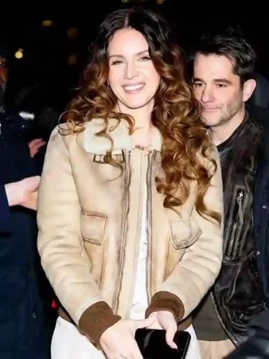 After Party 2026 Lana Del Rey Shearling Leather Jacket
