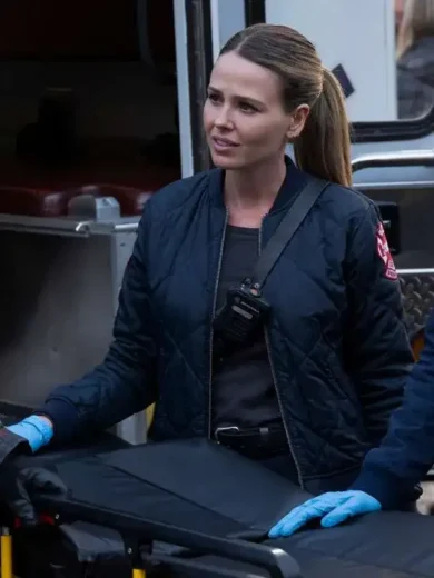 Lizzy Novak Chicago Med Quilted Jacket