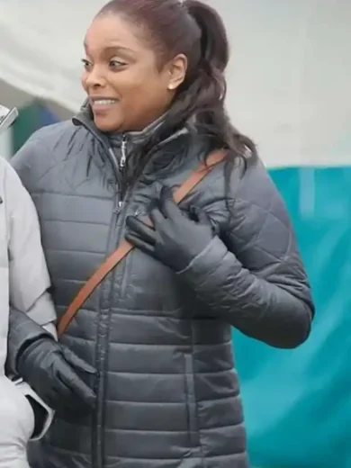 Maggie Lockwood Chicago Med Black Puffer Jacket