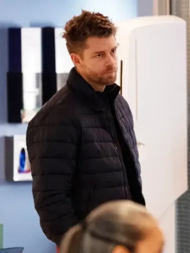 Luke Mitchell Chicago Med S10 Puffer Jacket