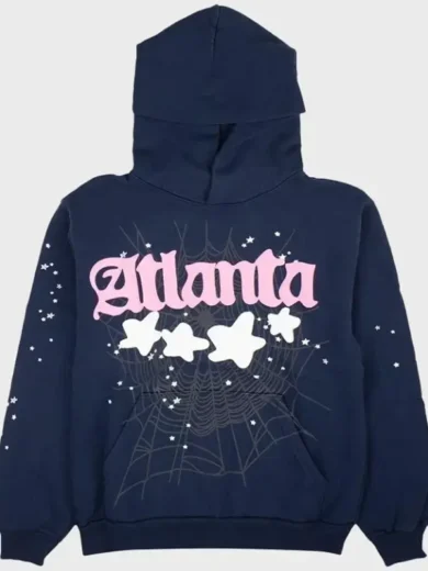 Sp5der Atlanta Hoodie Navy