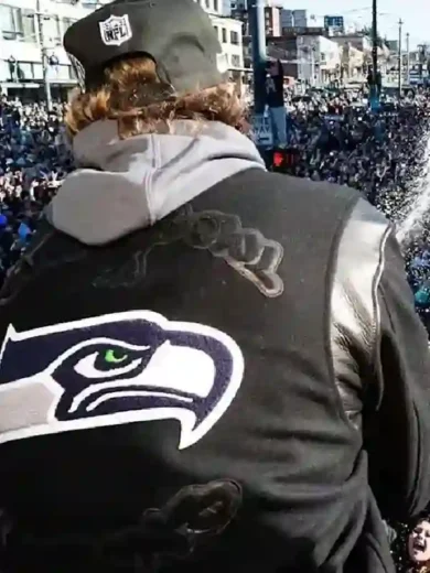 Super Bowl LX Julian Love Varsity Jacket