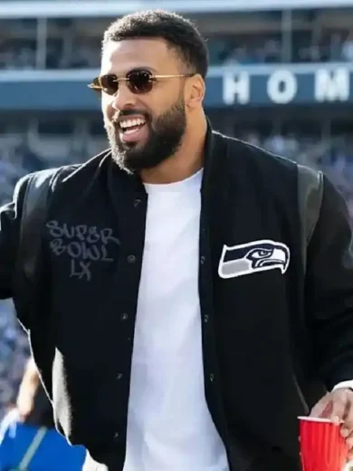 Super Bowl LX Julian Love Varsity Jacket