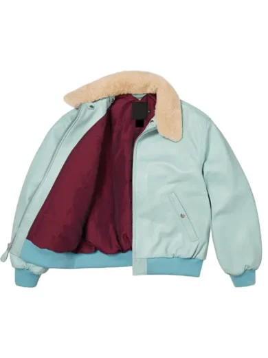 Supreme Schott Shearling Collar Bomber Jacket