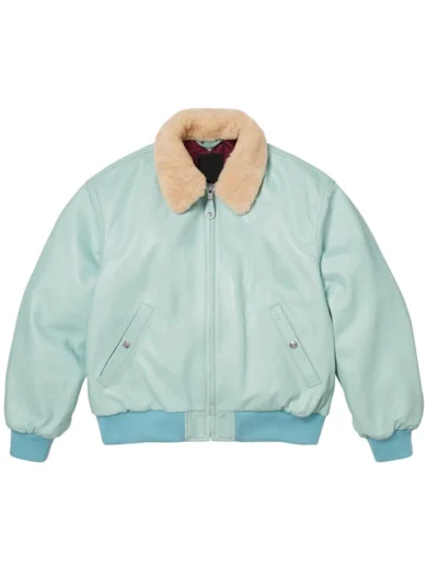 Supreme Schott Shearling Collar Bomber Jacket