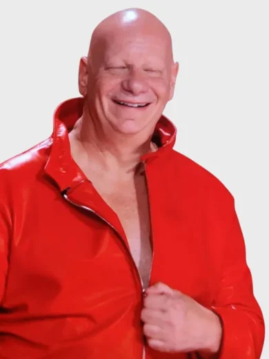 Jeff Ross The Roast of Kevin Hart 2026 Red Leather Jacket