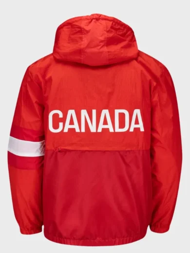 Unisex 2026 FIFA World Cup Team Canada Windbreaker Red Jacket