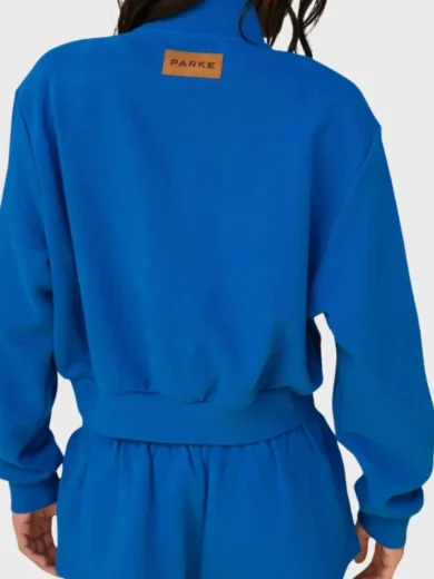 Parke Summerland Mock neck Zip Up Jacket