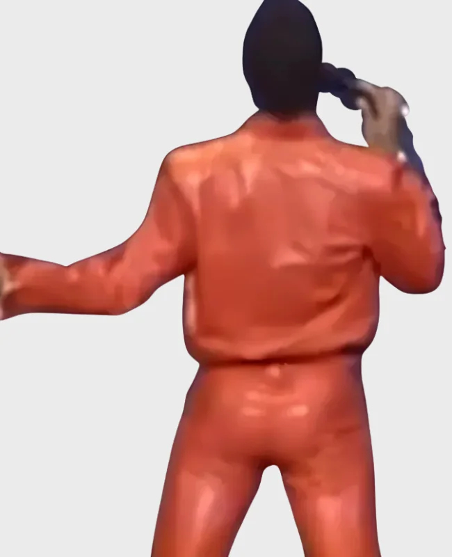 Raw Concert Eddie Murphy Red Leather Jacket