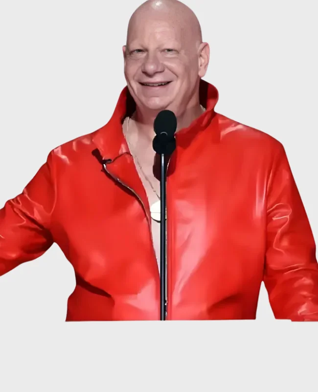 Jeff Ross The Roast of Kevin Hart 2026 Red Leather Jacket