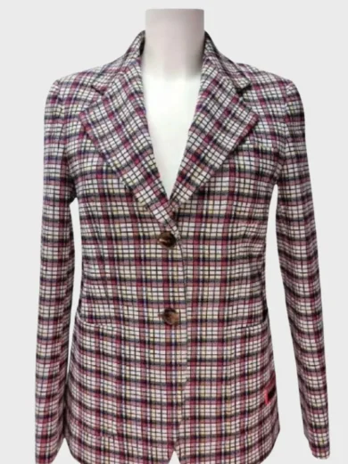 Margo's Got Money Troubles S01 Margo Millet Plaid Wool Blazer